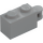 LEGO Medium stengrå Klods 1 x 2 med Hængsel Shaft (Opsamlingsskakt) (34816)