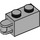 LEGO Medium Stone Gray Brick 1 x 2 with Hinge Shaft (Flush Shaft) (34816)