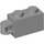 LEGO Medium Stone Gray Brick 1 x 2 with Hinge Shaft (Flush Shaft) (34816)