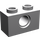 LEGO Medium Stone Gray Brick 1 x 2 with Hole (3700)