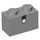 LEGO Medium Stone Gray Brick 1 x 2 with Minecraft Dolphin eye with Bottom Tube (47137 / 103722)