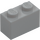 LEGO Medium Stone Gray Brick 1 x 2 with Studs on One Side (11211)