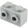 LEGO Medium Stone Gray Brick 1 x 2 with Studs on Opposite Sides (52107)