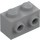 LEGO Medium Stone Gray Brick 1 x 2 with Studs on Opposite Sides (52107)