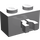 LEGO Gris pierre moyen Brique 1 x 2 avec Verticale Agrafe (Écart dans le clip) (30237)