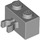 LEGO Mittleres Steingrau Backstein 1 x 2 mit Vertikale Clip (Lücke im Clip) (30237)