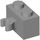 LEGO Medium Stone Gray Brick 1 x 2 with Vertical Clip (Gap in Clip) (30237)