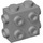 LEGO Mittleres Steingrau Backstein 1 x 2 x 1.6 mit Seite und Ende Bolzen (67329)