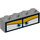 LEGO Mittleres Steingrau Stein 1 x 4 mit Blau Augen mit eyelids (3010 / 33677)