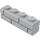 LEGO Gris pierre moyen Brique 1 x 4 avec Embossed Bricks (15533)