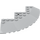 LEGO Medium steingrå Kloss 10 x 10 Rund Hjørne med Tapered Kant (58846)
