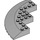 LEGO Medium Stone Gray Brick 10 x 10 Round Corner with Tapered Edge (58846)