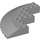 LEGO Medium Stone Gray Brick 10 x 10 Round Corner with Tapered Edge (58846)