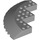 LEGO Gris pierre moyen Brique 10 x 10 Rond Coin avec Tapered Bord (58846)
