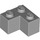 LEGO Medium Stone Gray Brick 2 x 2 Corner (2357)