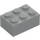 LEGO Medium Stone Gray Brick 2 x 3 (3002)