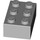 LEGO Medium Stone Gray Brick 2 x 3 (3002)