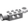 LEGO Mittleres Steingrau Backstein 2 x 3 mit Horizontal Scharnier und Socket (47454)