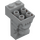 LEGO Grigio pietra medio Mattoncino 2 x 3 x 3 con Leone&#039;s Testa Carving e Ritaglio (30274 / 69234)