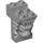 LEGO Medium Stone Gray Brick 2 x 3 x 3 with Lion&#039;s Head Carving and Cutout (30274 / 69234)