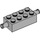 LEGO Mittleres Steingrau Stein 2 x 4 mit Pins (6249 / 65155)