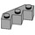 LEGO Grigio pietra medio Mattoncino 3 x 3 Facet (2462)