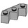 LEGO Medium Stone Gray Brick 3 x 3 Facet (2462)