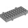 LEGO Medium Stone Gray Brick 4 x 10 with Wheel Holders (30076 / 66118)