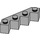 LEGO Medium Stone Gray Brick 4 x 4 Facet (14413)