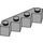 LEGO Gris pierre moyen Brique 4 x 4 Facet (14413)