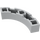 LEGO Keskitumma kivenharmaa Palikka 4 x 4 Pyöreä Kulma (Leveä jossa 3 Nupit) (48092 / 72140)