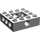 LEGO Gris pierre moyen Brique 4 x 4 avec Open Centre 2 x 2 (32324)