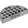 LEGO Medium Stone Gray Brick 4 x 8 Round Semi Circle (47974)