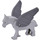 LEGO Medium Stone Gray Buckbeak the Hippogriff with Dark Stone Gray Wings