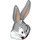 LEGO Medium Stone Gray Bugs Bunny Head (74505)