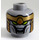 LEGO Medium Stone Gray Chitauri with Wide Open Mouth Minifigure Head (Recessed Solid Stud) (3626 / 50733)