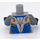 LEGO Gris pierre moyen Clay Minifig Torse (973 / 76382)