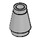 LEGO Medium Stone Gray Cone 1 x 1 with Top Groove (28701 / 59900)