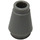 LEGO Medium Stone Gray Cone 1 x 1 with Top Groove (28701 / 59900)