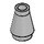 LEGO Medium Stone Gray Cone 1 x 1 without Top Groove (4589 / 6188)