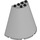 LEGO Medium Stone Gray Cone 8 x 4 x 6 Half (47543 / 48310)