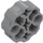 LEGO Medium Stone Gray Connector Round with Pin and Axle Holes (31511 / 98585)