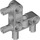 LEGO Medium Stone Gray Cross Block Beam Bent 90 Degrees with 4 Pins (49130 / 55615)