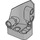 LEGO Gris pierre moyen Incurvé Panneau 2 Droite (87086)