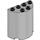 LEGO Medium Stone Gray Cylinder 2 x 4 x 4 Half (6218 / 20430)