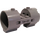 LEGO Medium Stone Gray Cylinder 3 x 6 x 2.7 Horizontal with SM-05 and Vents (Left Side) Sticker Hollow Center Studs (30360)