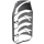 LEGO Gris pierre moyen Cylindre 6 x 3 x 10 Demi avec Taper et Quatre Épingle des trous (57792)