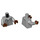 LEGO Medium Steengrijs Darryl Philbin Minifig Torso (973 / 76382)