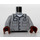 LEGO Medium Stone Gray Darryl Philbin Minifig Torso (973 / 76382)