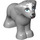 LEGO Medium Stone Gray Dog with White Forehead (103409)